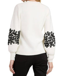 Tyler Boe - Soutache Trim Sleeve Sweater