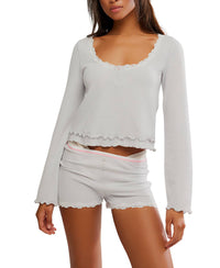 Free People Spring Break Sleep Set in heather grey - women's sleepwear