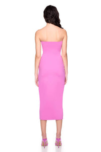 Susana Monaco - Tube Slit Front Midi Dress