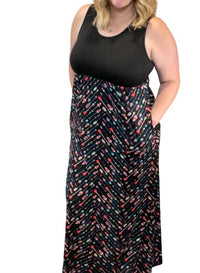 Michelle Mae - Black Arrows Maxi Dress