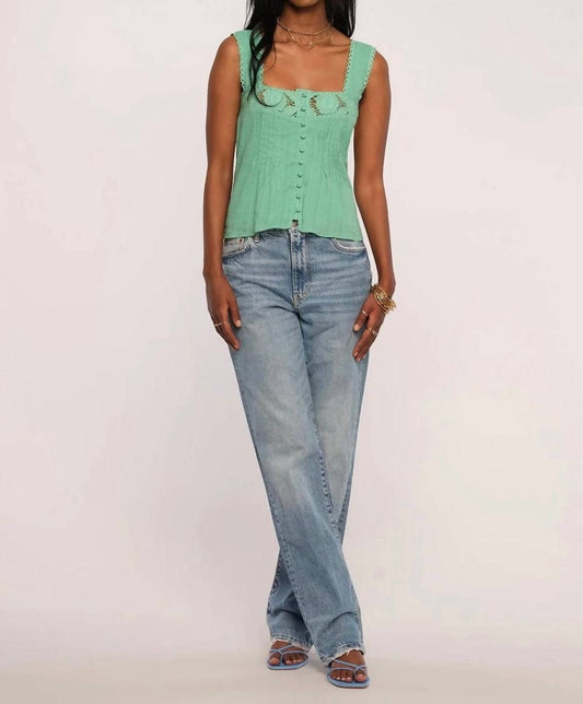 Heartloom - Tia Eyelet Button Up Top