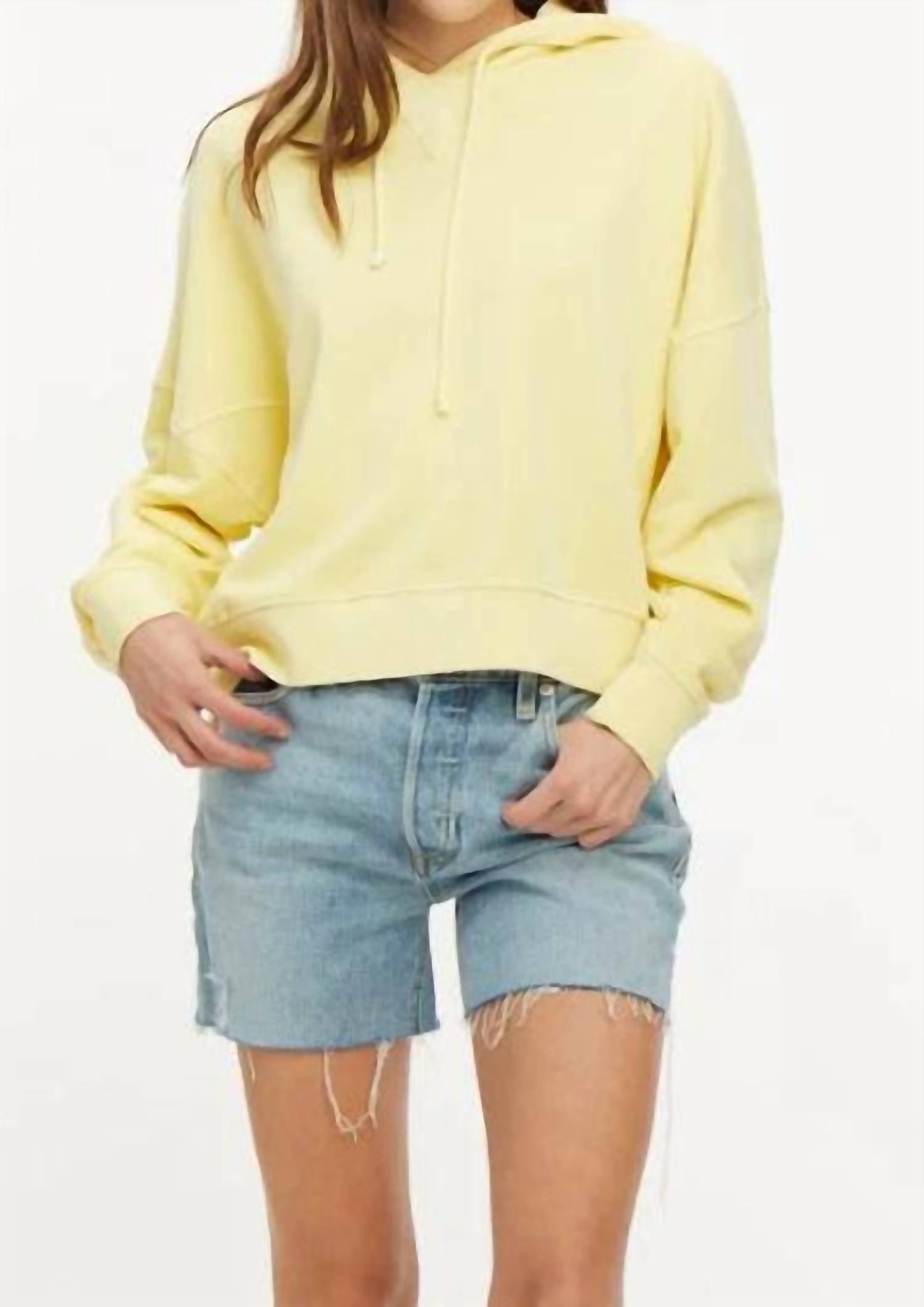 Raw Hem Denim Short