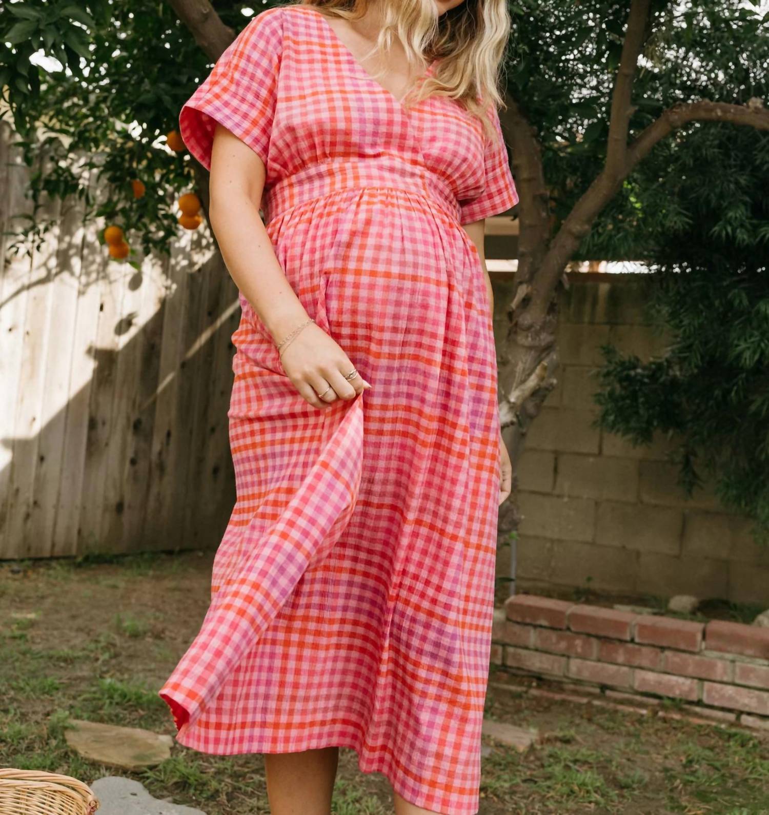 Hatch - Plaid Carolina Dress - Maternity