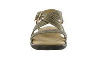 SAS Women's Laguna Cross Strap Sandal in olive gold - women's sandal - alternate view