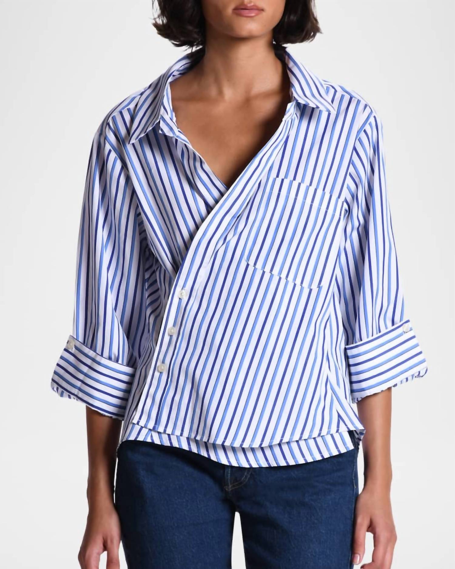 Cissa - Pop Over Fixed Wrap Overshirt