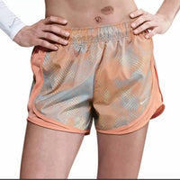 NIKE Women's Tempo Lined Dri Fit 3in Shorts in apricot - women's shorts