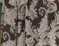 Sanctuary Paisley Long Sleeve Blouse in chocolate - women's blouse - detail view
