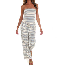 Bailey Rose - Coastal Crush Stripe Two Piece Set