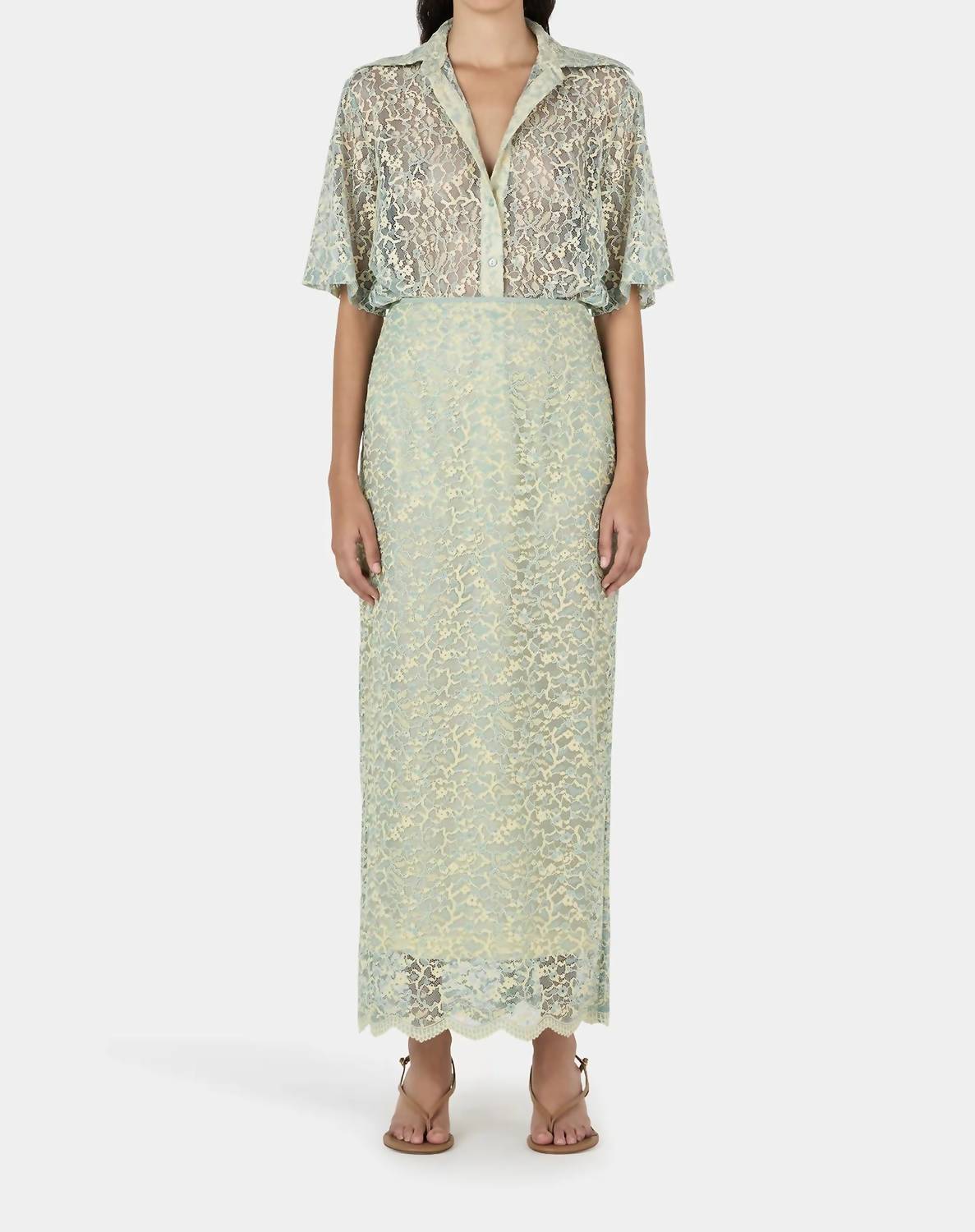 Hansen & Gretel Gabrielle Shirt in bluebell - women's shirt