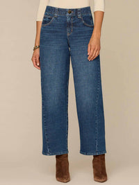 Democracy - High Rise Barely Barrel With Forward Side Panels Jean