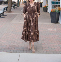 Entro - Floral Midi Dress