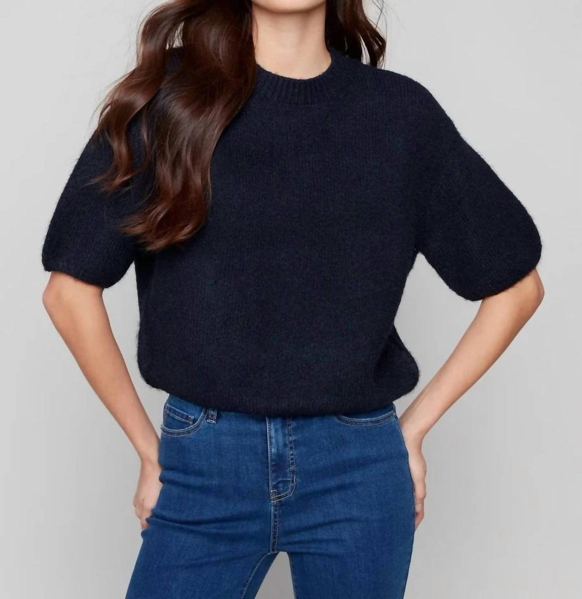 Charlie B - Balloon Elbow Sleeve Sweater