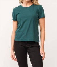 DEAR JOHN DENIM Unity Crewneck Tee in deep teal - women's t-shirt