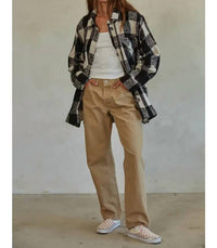By Together - Woven Buffalo Check Jacket