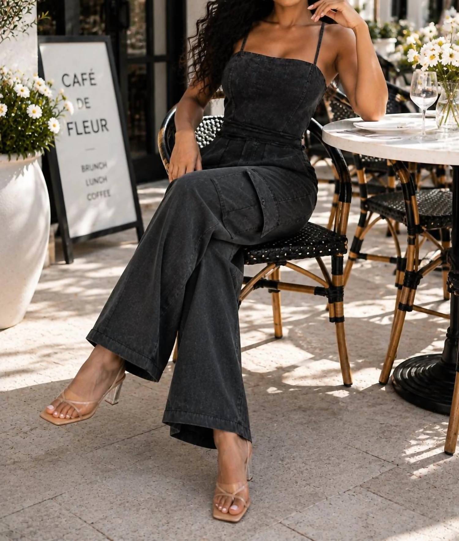 Surelymine - After Midnight Cargo Jumpsuit