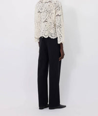 Loulou De Saison - Arold Velvet Boxy Sweater