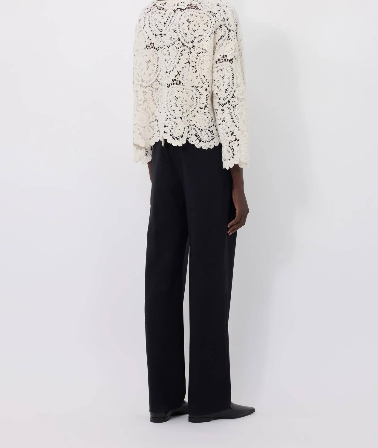 Loulou De Saison - Arold Velvet Boxy Sweater