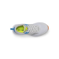 SAUCONY Kid's Ride Sneaker in grey blue citron - kids' sneaker - alternate view