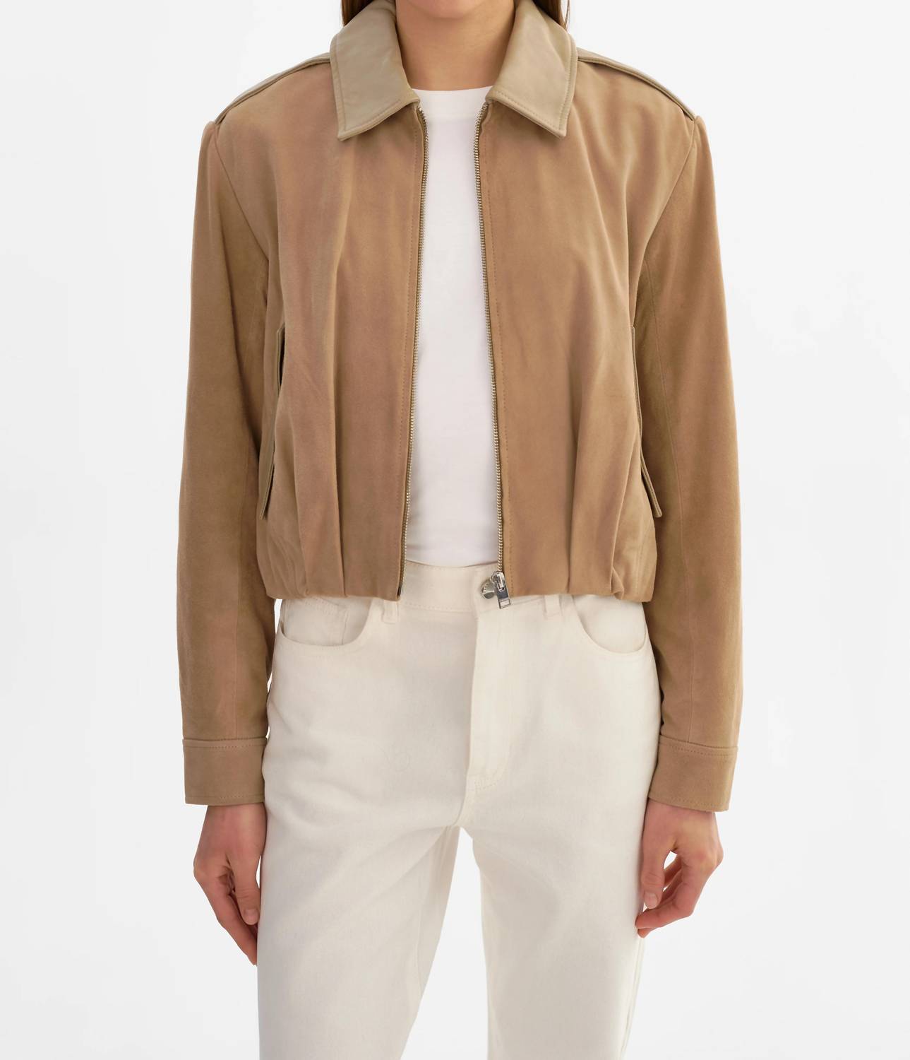 Lamarque - Robbie Suede Bomber Jacket