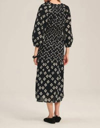 Velvet by Graham & Spencer Elen Dress in midnight - women's dress - detail view