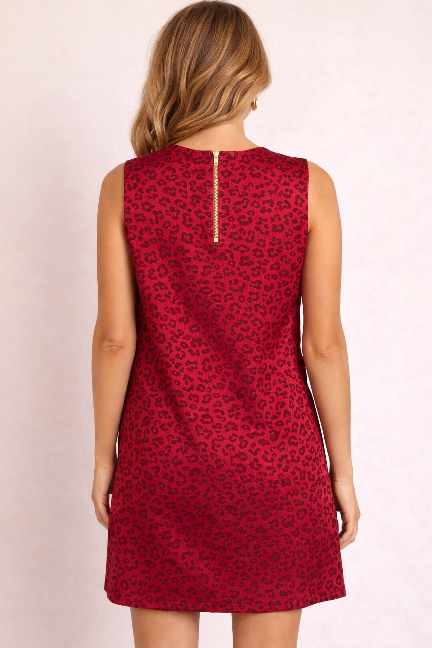 Jade - Leopard Print Mini Dress