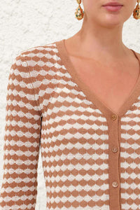 Zimmermann - Everly Scallop Knit Midi Dress