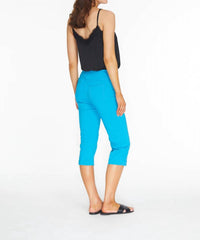 Slimsation By Multiples - Wrinkle-resistant Incoming Capri