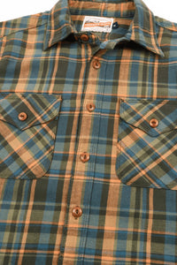 Freenote Cloth - Wells Evergreen Plaid Shirt