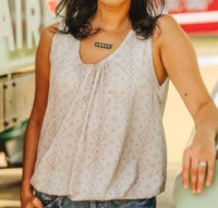 Lucky & Blessed - Blush Mesa Tank Top