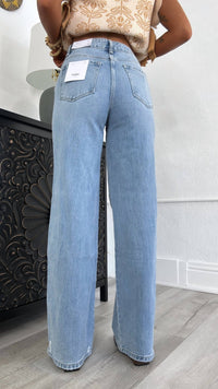 Vervet By Flying Monkey - Knix High Rise Wide Leg Jean