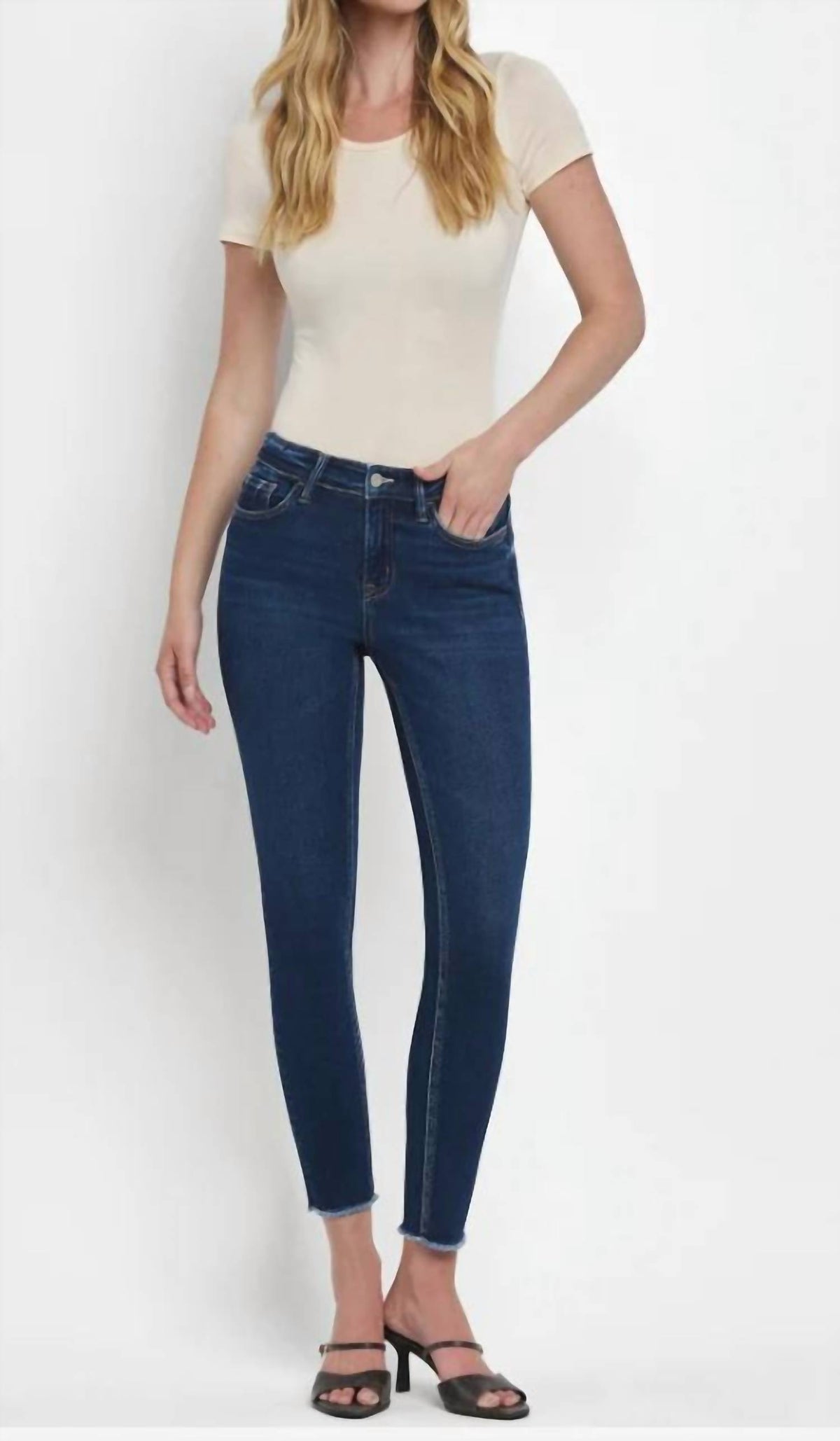Flying Monkey - Mid Rise Raw Hem