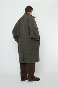 7115 By Szeki - Cuffed Wool Coat