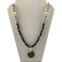 Ali & Bird Jewelry - Onyx Dalmation Stone Necklace