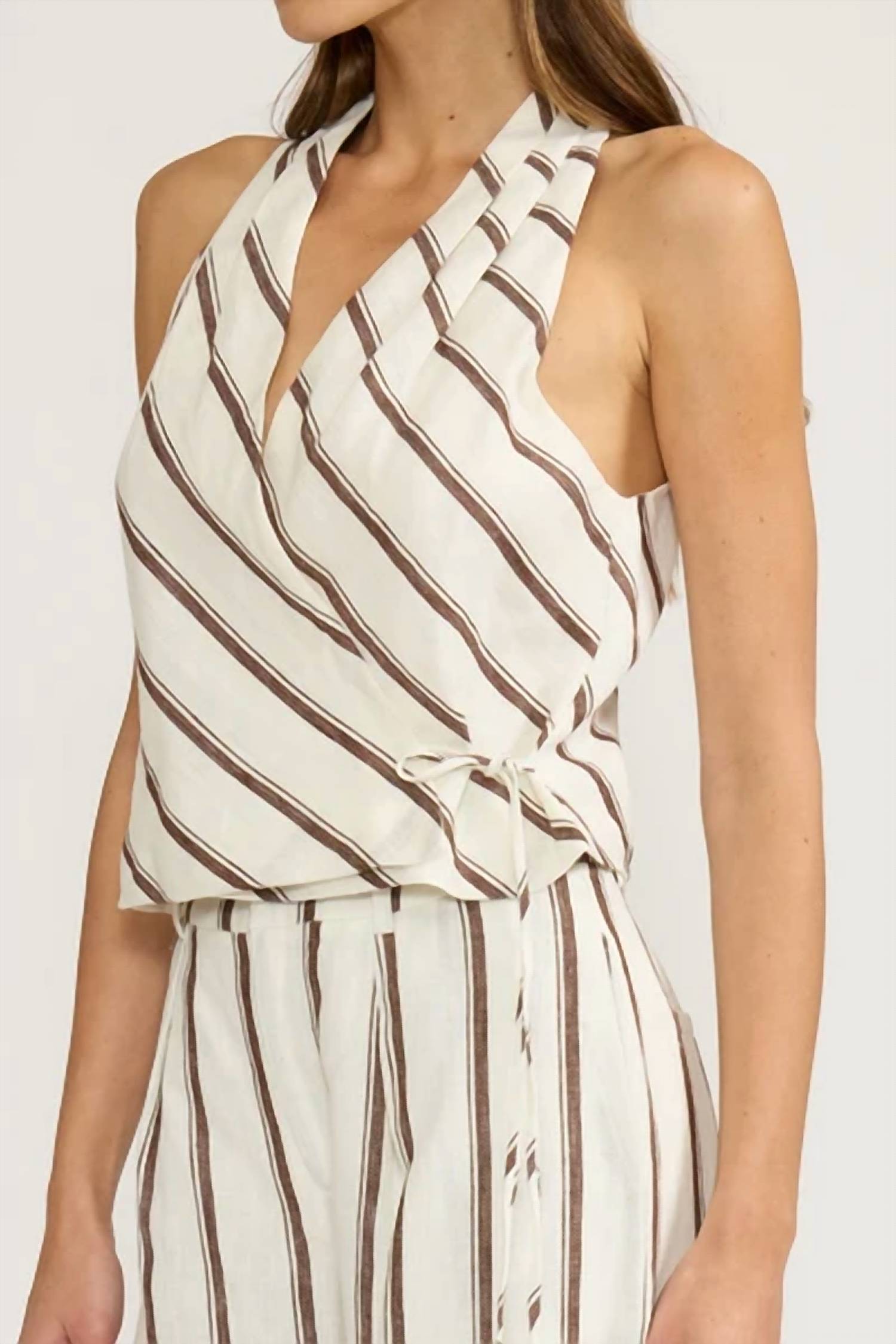 Lucy Paris - Lola Wrapover Top