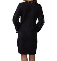 Endless Blu. - PEARL POINT SWEATER DRESS