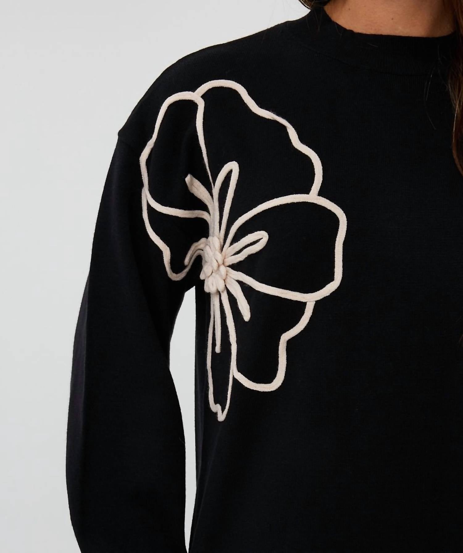 Esqualo - Tape Flower Mini Dress