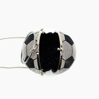 Like Dreams - Women's Striker Rhinestone Soccer Clutch Bag