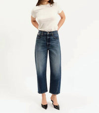 Daze - Westward High Rise Barrel Leg Jeans
