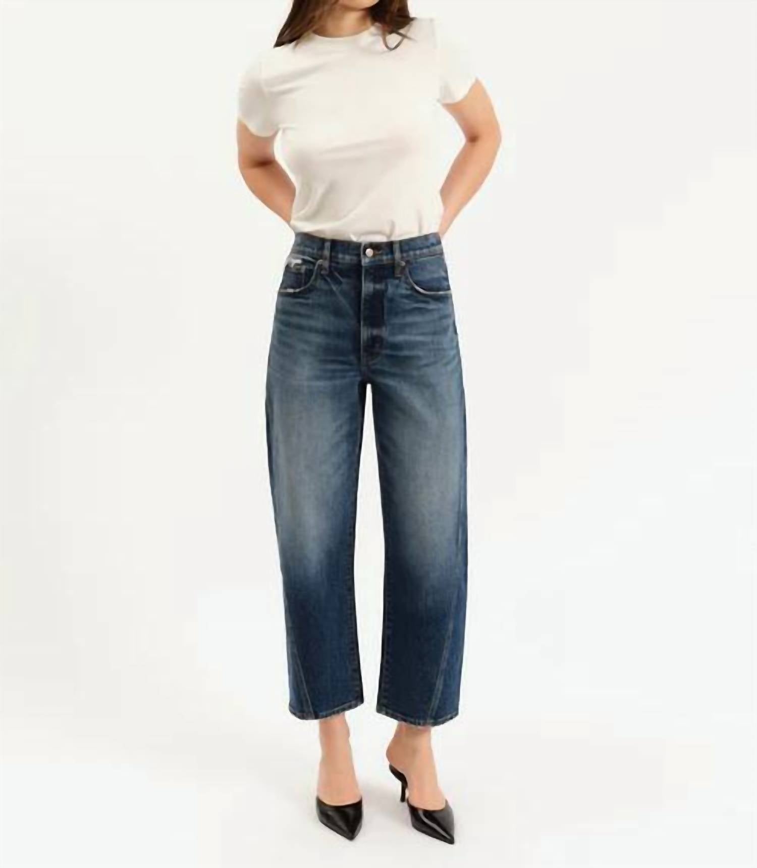 Daze - Westward High Rise Barrel Leg Jeans