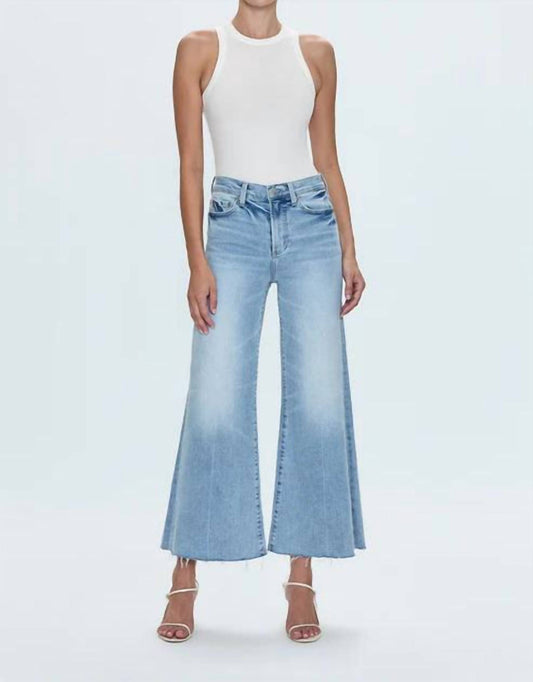 Pistola - Izzy Mid-rise Wide Leg Crop Jean