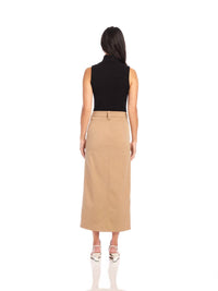 Fifteen Twenty - Claire Saddle Stitch Midi Skirt