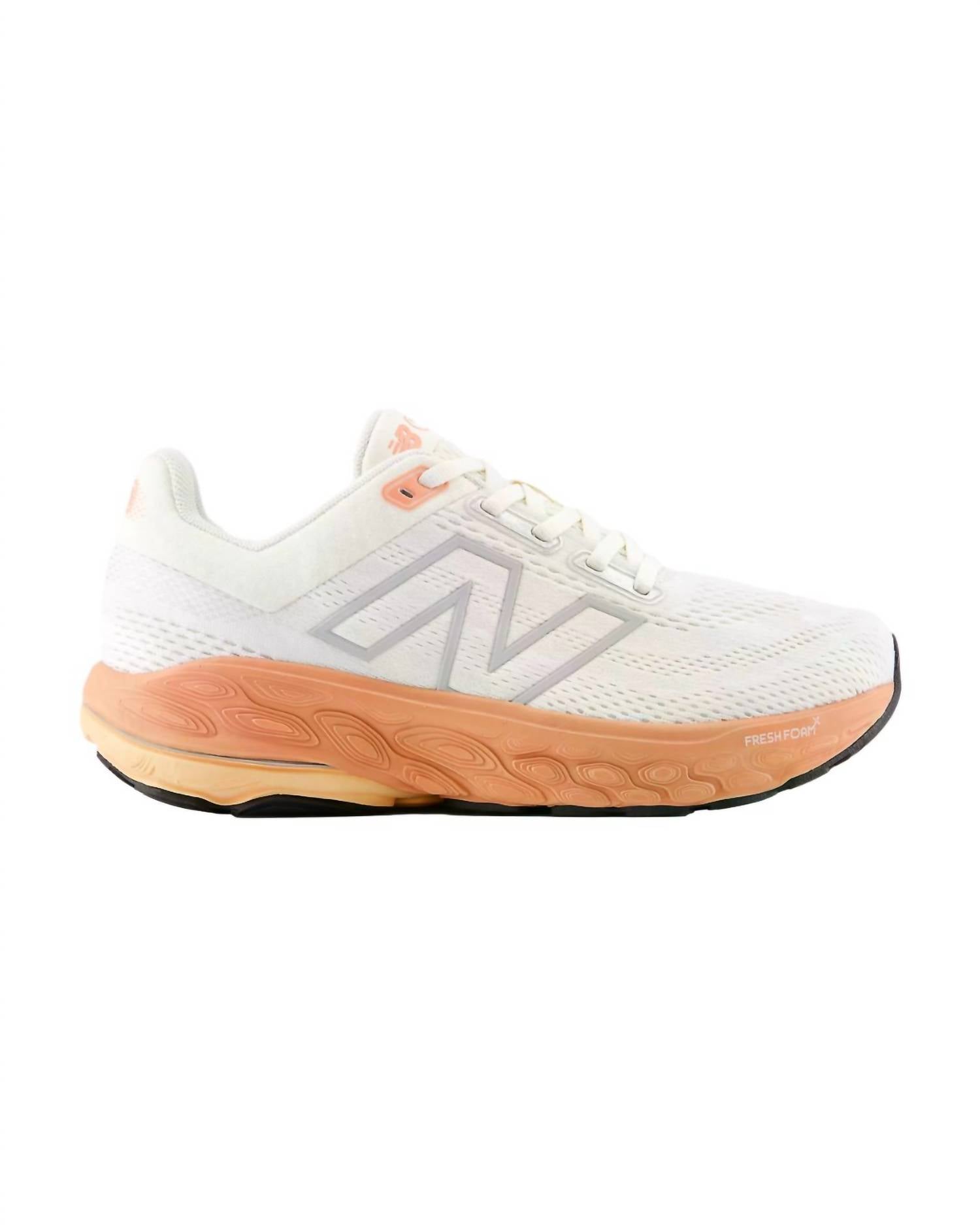 New Balance Women's Fresh Foam X 860v14 Sneaker in white angora - women's sneaker - detail view