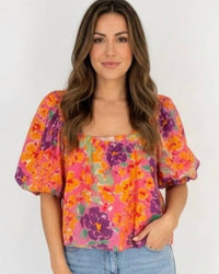 Karlie - Square Neck Top