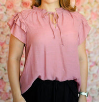 Gigio - Wear Your Ruffle On Your Sleeve Top