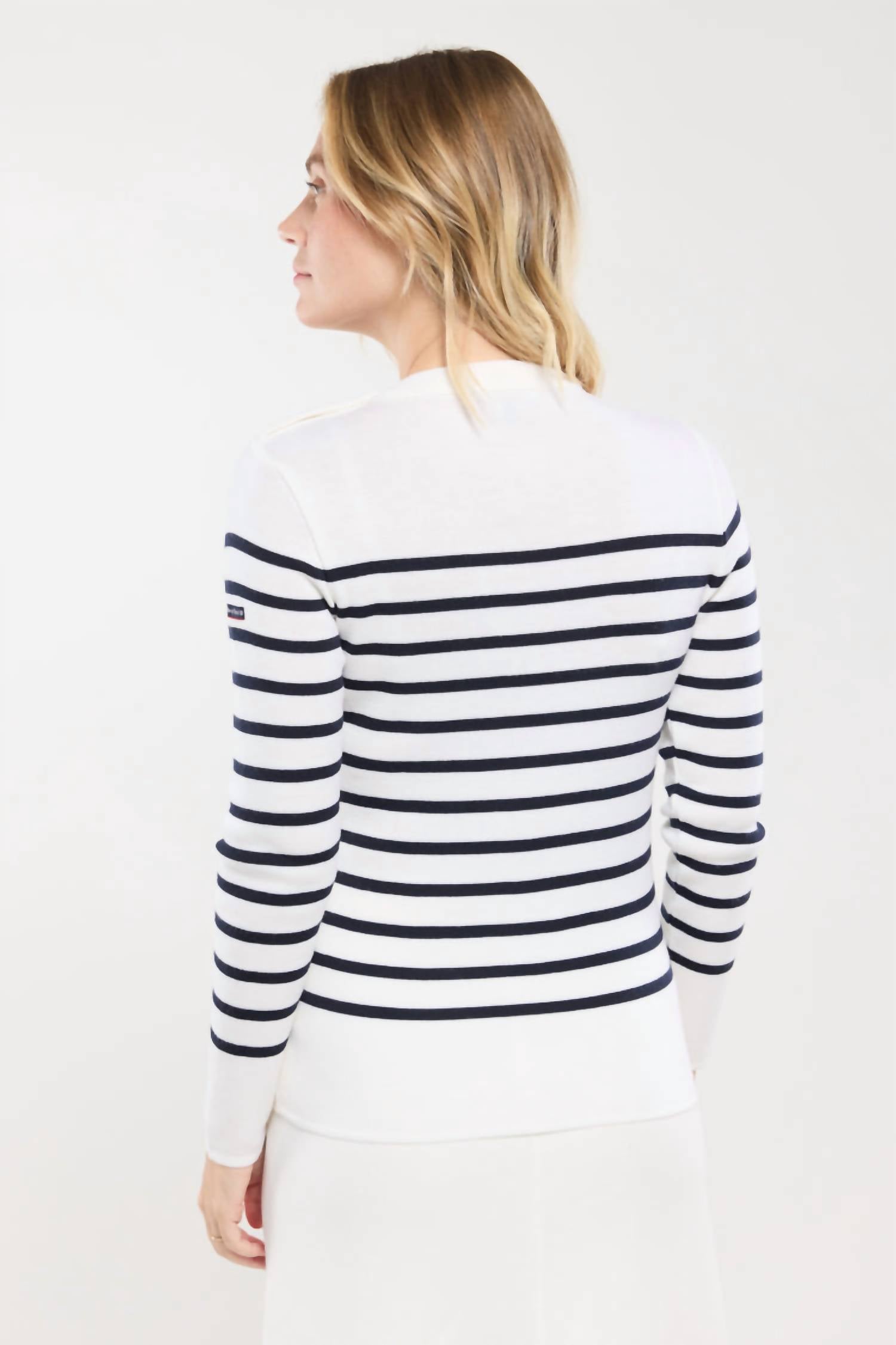 Armor-Lux - Striped Fisherman Jumper Briac Merino Wool Top