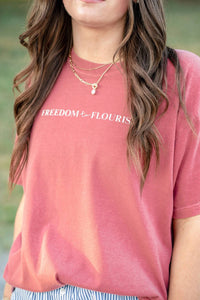 Comfort Colors - Blooming In The Land Of The Free Graphic Tee