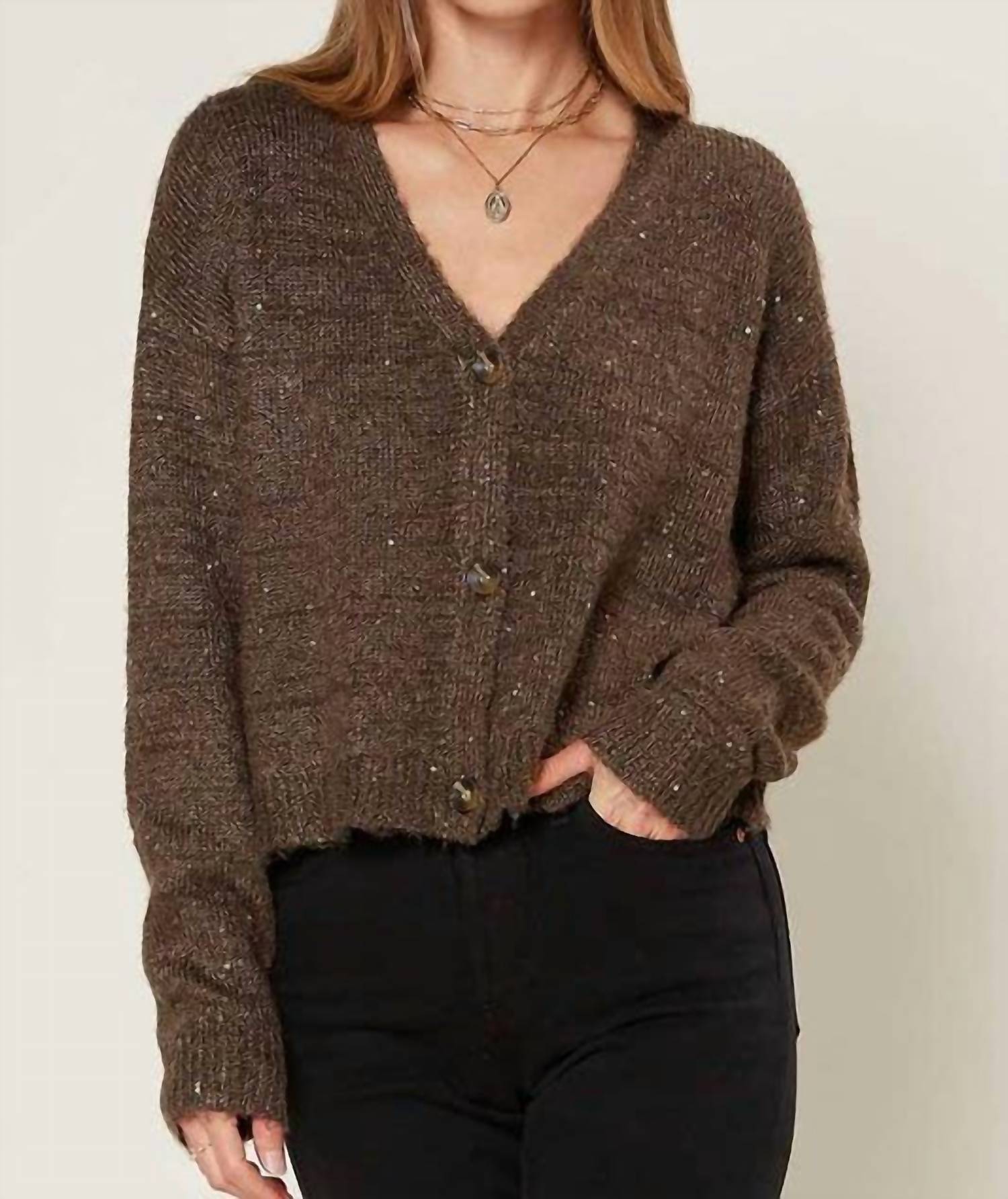 Current Air - Decker Sparkle Cardigan