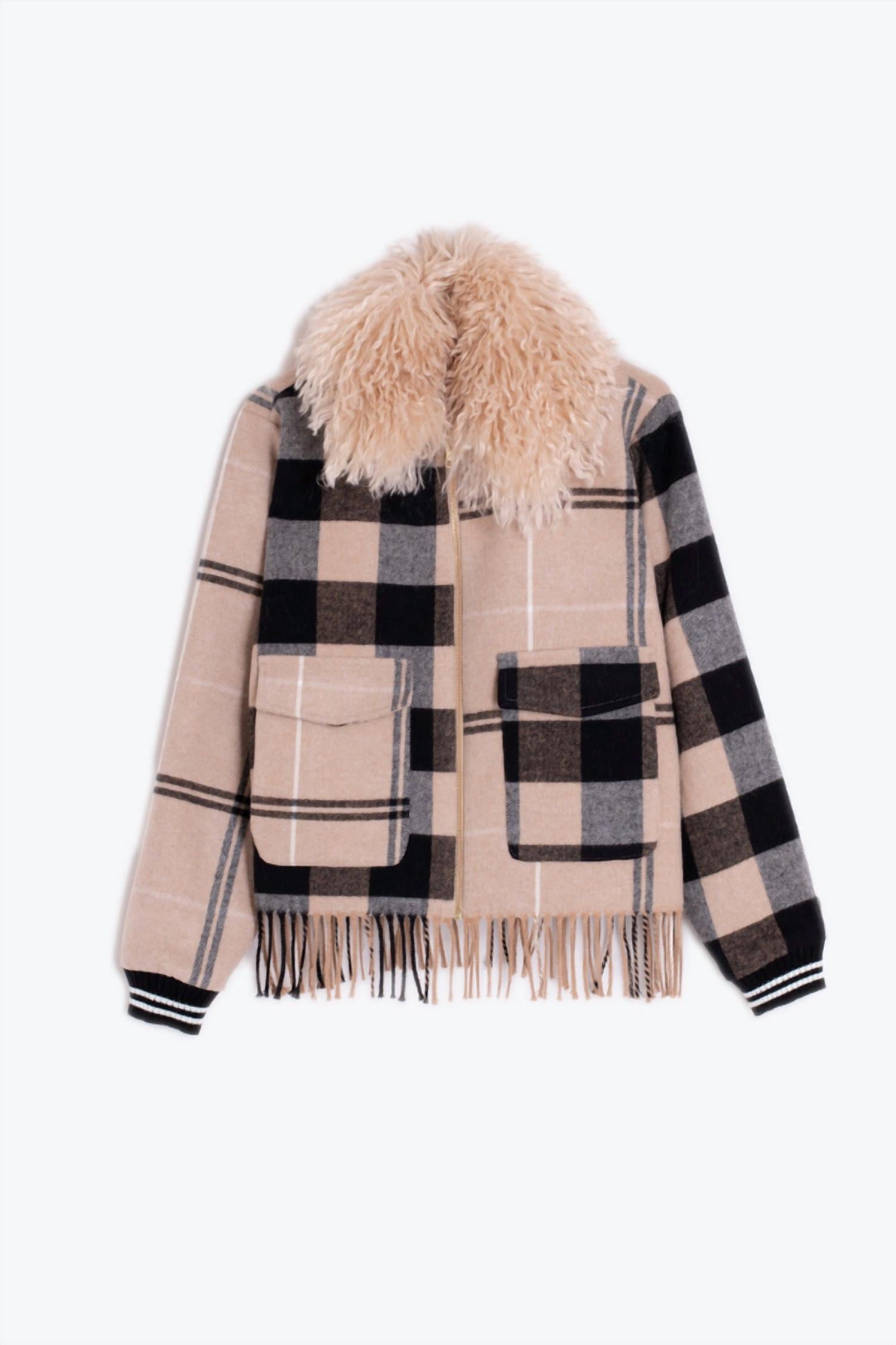 Vilagallo - Wool Blend Bomber Jacket