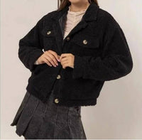 Hyfve - Sherpa Button Front Jacket