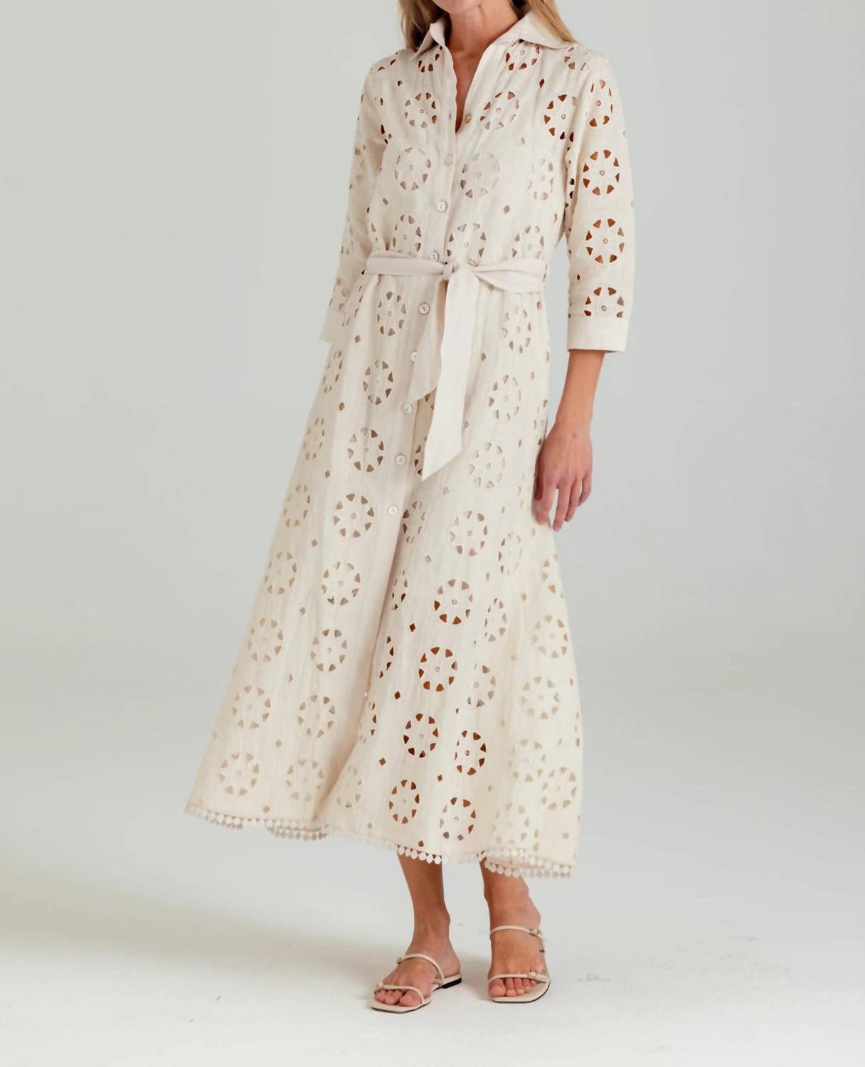 Sundays - Linen Laurel Midi Dress